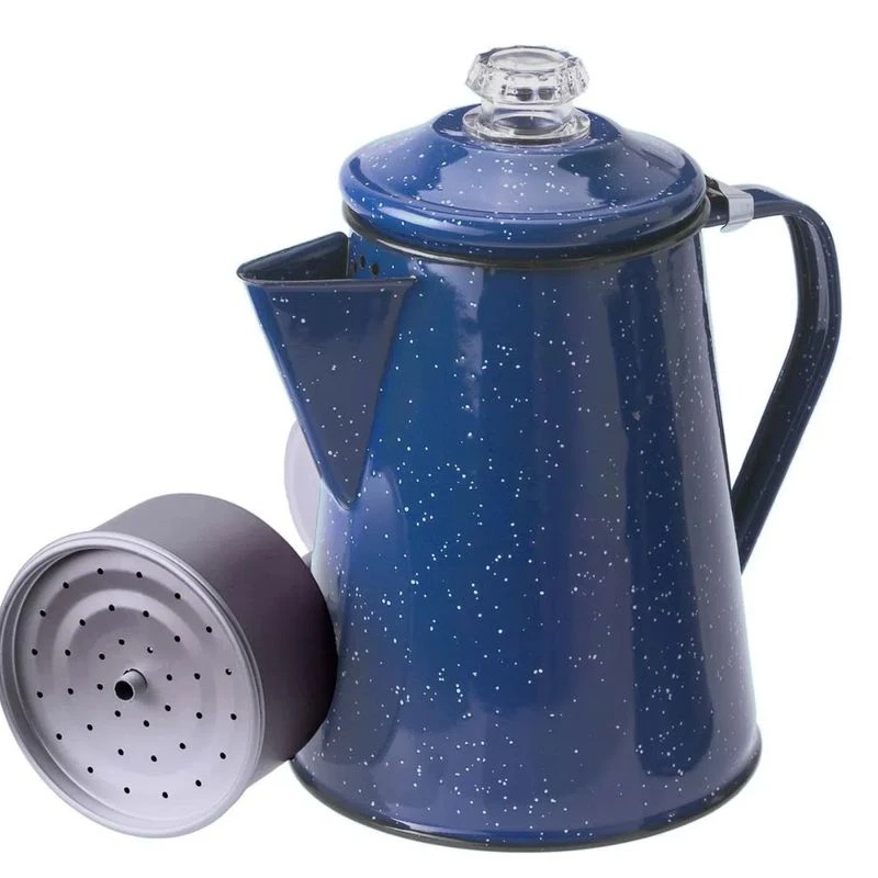 GSI Outdoors Enamelware 12-Cup Percolator 1 GSI Outdoors Enamelware 12-Cup Percolator