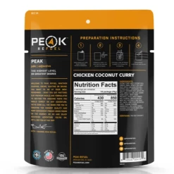 Peak Refuel Chicken Coconut Curry Freeze-Dried Meal