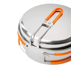 GSI Outdoors Glacier Stainless 1 Person Mess Kit