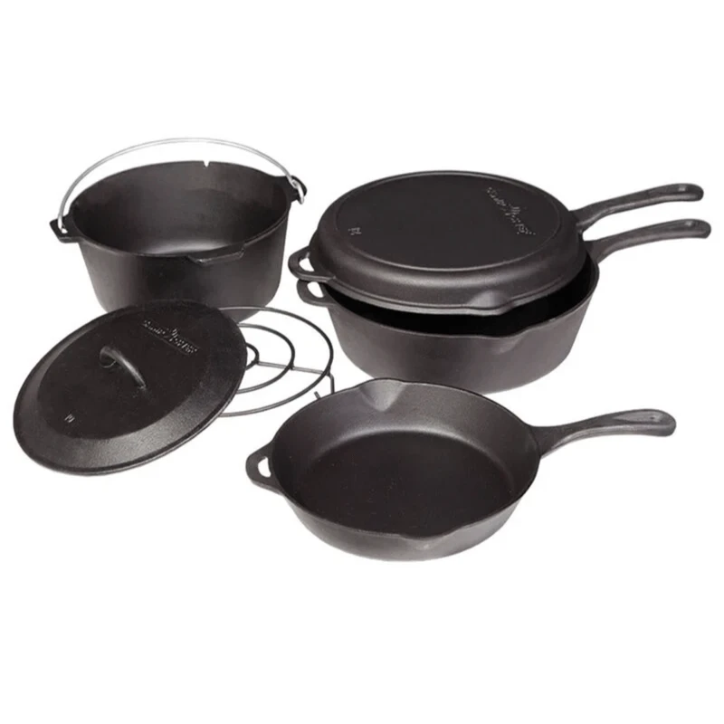 Camp Chef 6-Piece Cast Iron Set 1 Camp Chef 6-Piece Cast Iron Set