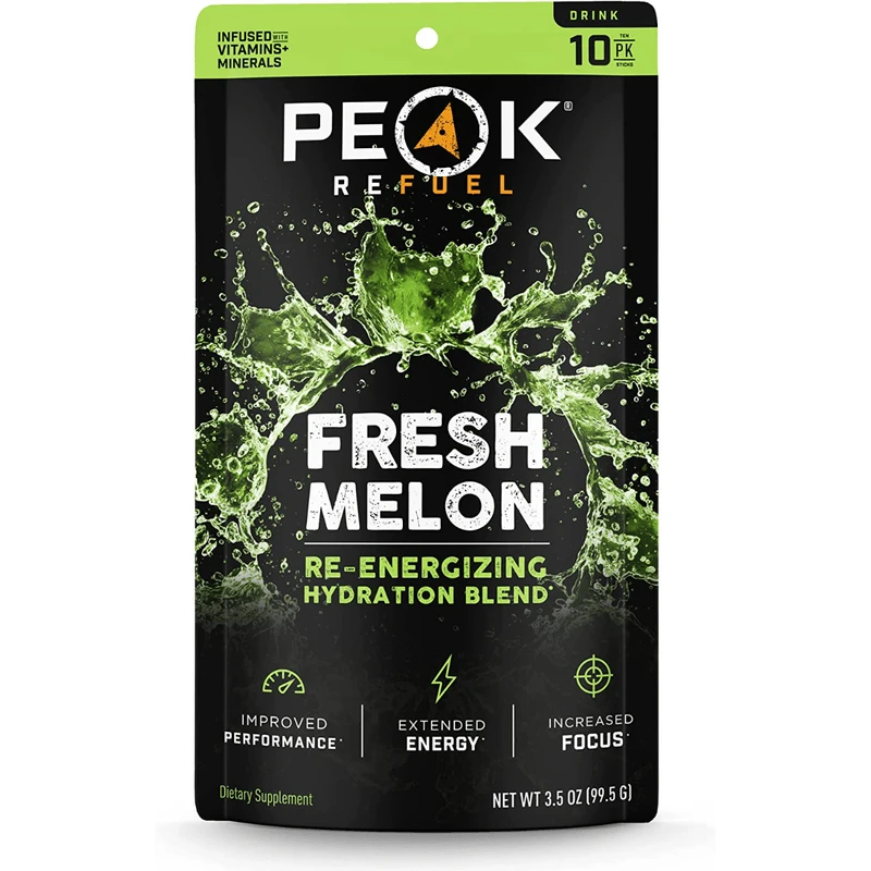 Peak Refuel Re-Energizing Drink Mix - Melon (10 Pack) 7 Peak Refuel Re-Energizing Drink Mix - Melon (10 Pack) - Image 7