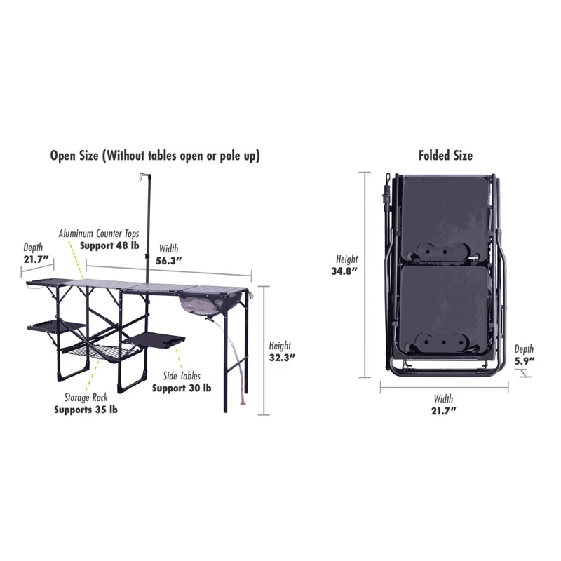 GCI Outdoors Master Cook Station 2 GCI Outdoors Master Cook Station - Image 2