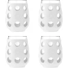 LIfefactory Wine Glass With Protective Silicone Sleeve (4 Pack)
