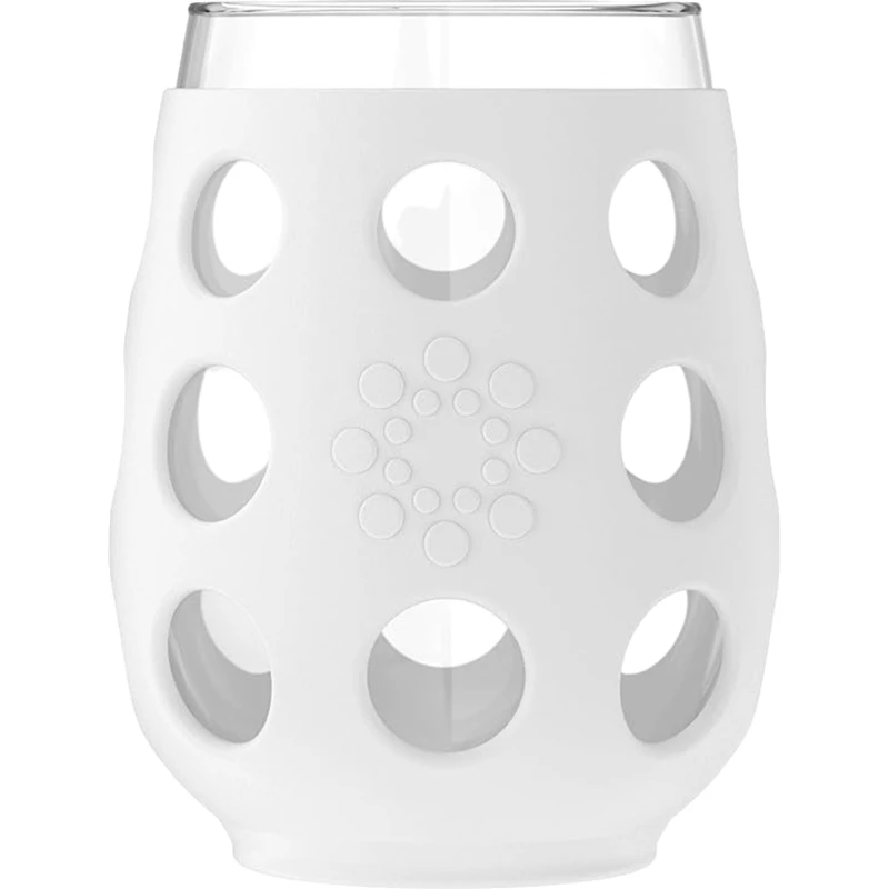 LIfefactory Wine Glass With Protective Silicone Sleeve (4 Pack) 2 LIfefactory Wine Glass With Protective Silicone Sleeve (4 Pack) - Image 2