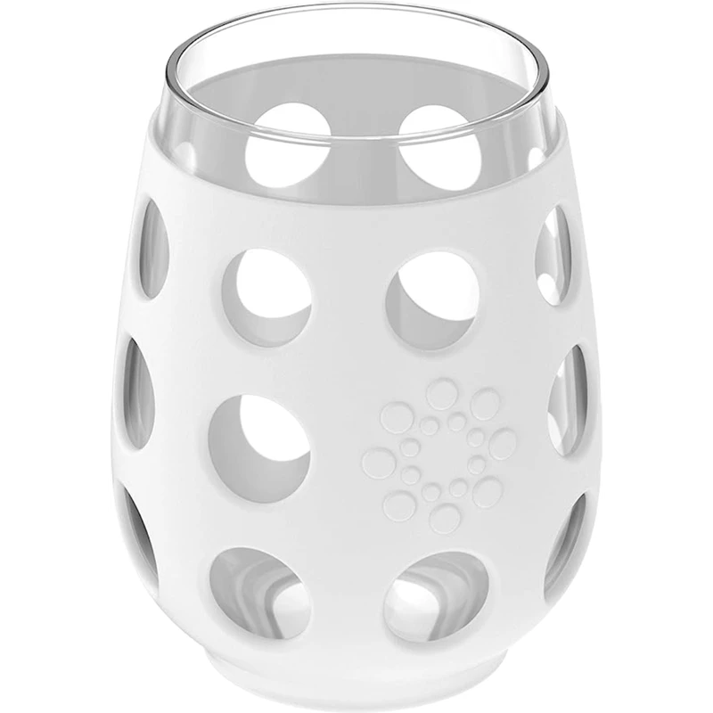 LIfefactory Wine Glass With Protective Silicone Sleeve (4 Pack) 3 LIfefactory Wine Glass With Protective Silicone Sleeve (4 Pack) - Image 3