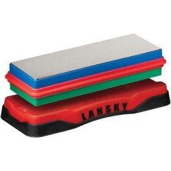 Lansky Double-Sided Diamond Bench Stone Knife Sharpeners