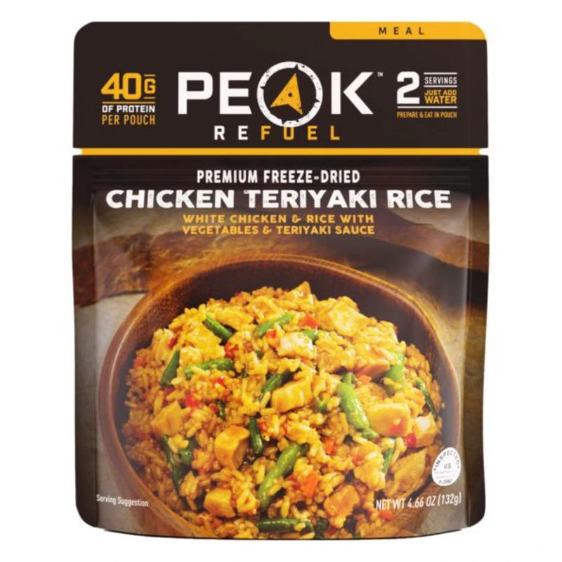 Peak Refuel Chicken Teriyaki Rice Freeze Dried Meal 1 Peak Refuel Chicken Teriyaki Rice Freeze Dried Meal