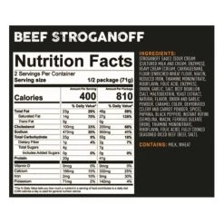 Peak Refuel Beef Stroganoff Freeze Dried Meal