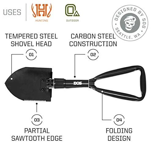 SOG Entrenching Tool Shovel 2 SOG Entrenching Tool Shovel - Image 2