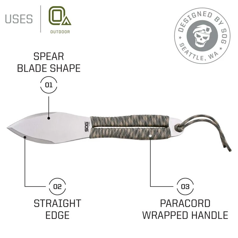 SOG Fling Throwing Knives (3 Pack) 2 SOG Fling Throwing Knives (3 Pack) - Image 2