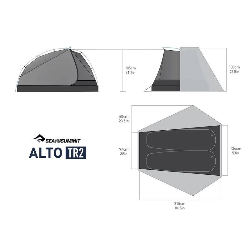 Sea To Summit Alto Ultralight 2 Person Tent 6 Sea To Summit Alto Ultralight 2 Person Tent - Image 6