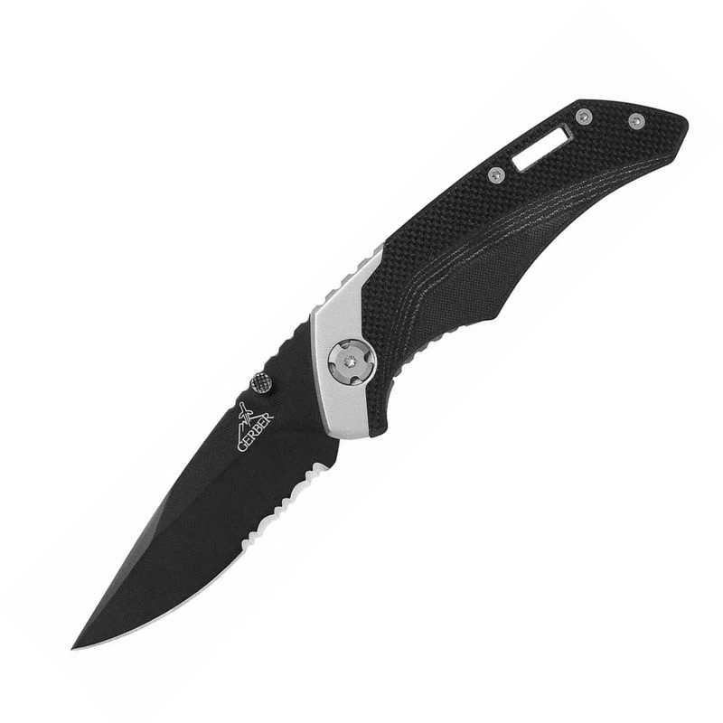 Gerber Contrast Drop Point Serrated Knife 2 Gerber Contrast Drop Point Serrated Knife - Image 2